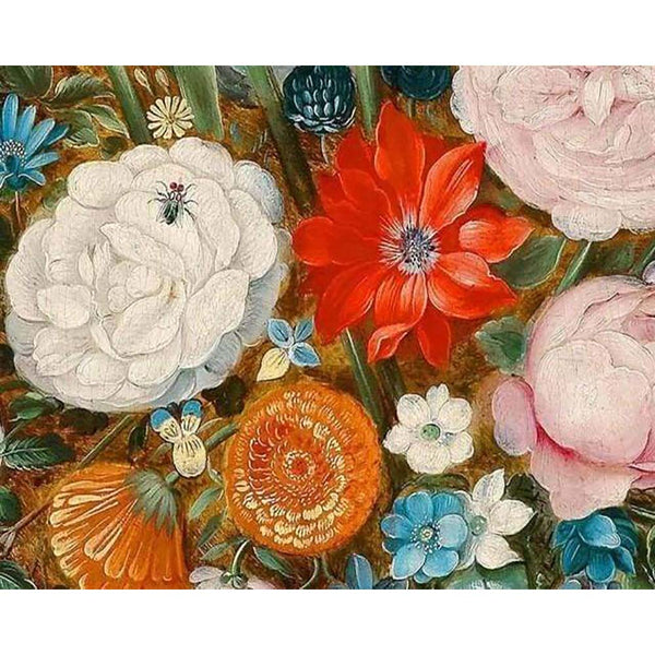 Diamond Painting - Flower and Insect