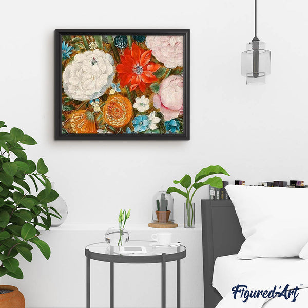 Diamond Painting - Flower and Insect