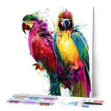 Load image into Gallery viewer, Diamond Painting - Parrots in painting