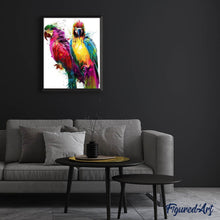 Load image into Gallery viewer, Diamond Painting - Parrots in painting