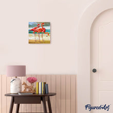 Load image into Gallery viewer, Diamond Painting - Three Flamingos