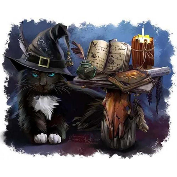 Diamond Painting - Cat Sorcerer