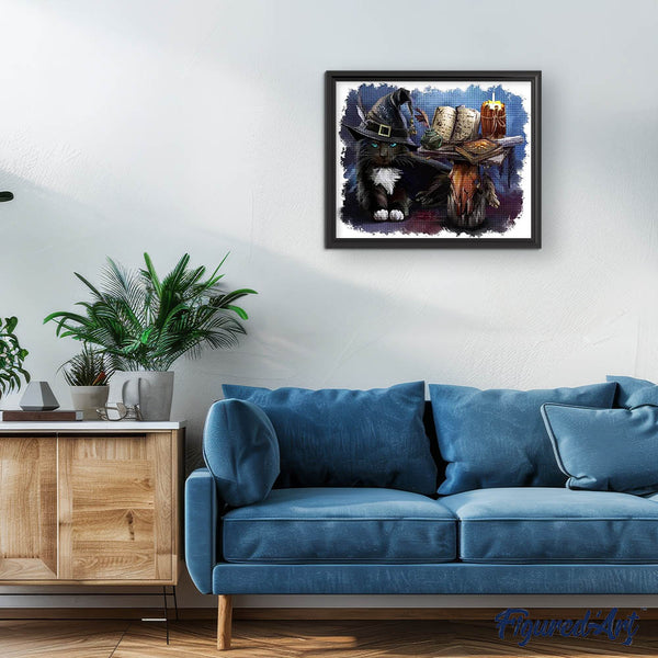 Diamond Painting - Cat Sorcerer