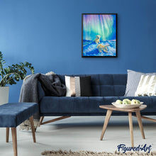 Load image into Gallery viewer, Diamond Painting - Bears and Northern Lights