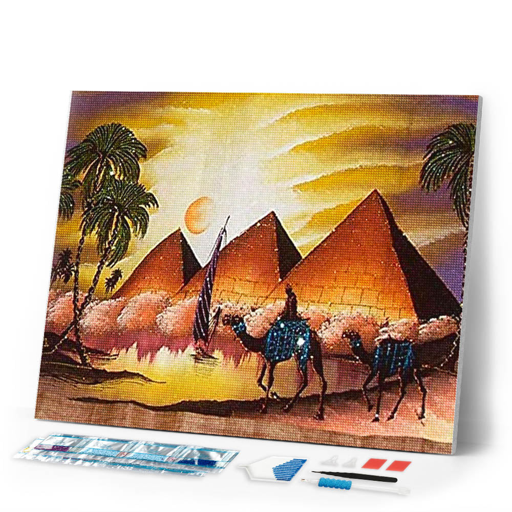 Diamond Painting - The pyramids