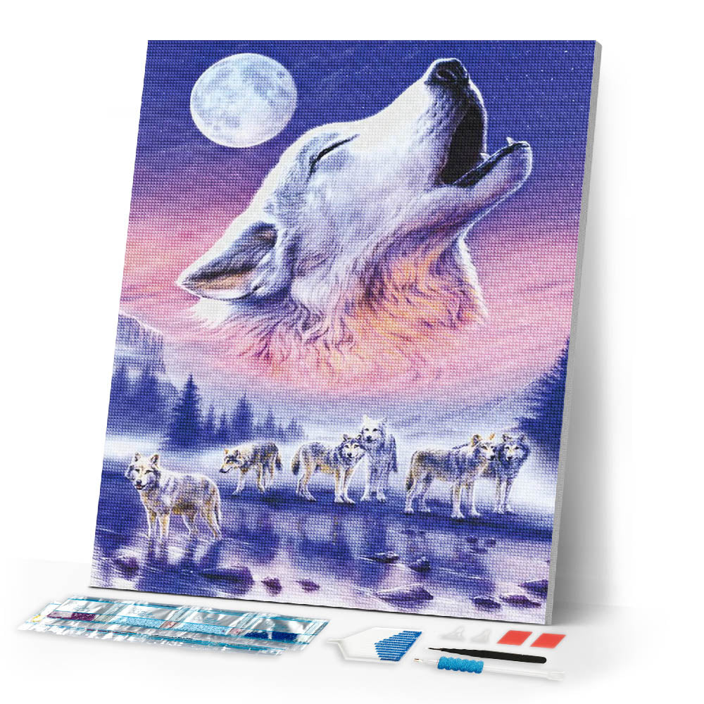 Diamond Painting - Wolf spirit