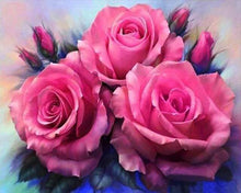 Load image into Gallery viewer, Diamond Painting | Diamond Painting - Three Roses blooming | animals Diamond Painting Animals | FiguredArt