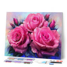 Load image into Gallery viewer, Diamond Painting - Three Roses blooming