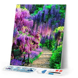 Diamond Painting | Diamond Painting - Wisteria Flower | Diamond Painting Landscapes landscapes | FiguredArt
