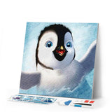 Diamond Painting | Diamond Painting - Baby Penguin | animals Diamond Painting Animals | FiguredArt