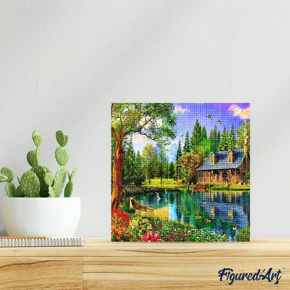 Diamond Painting - The Lake House