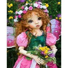 Load image into Gallery viewer, Diamond Painting - Angel with Flower Crown