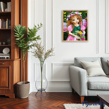 Load image into Gallery viewer, Diamond Painting - Angel with Flower Crown