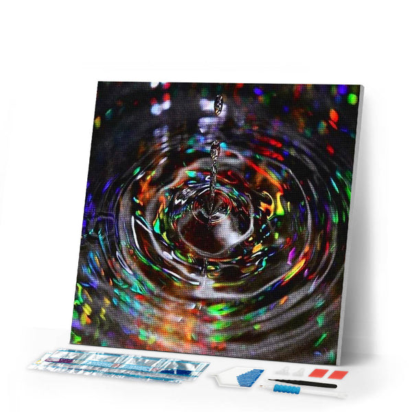 Diamond Painting | Diamond Painting - Drop of Water | Diamond Painting Landscapes landscapes | FiguredArt