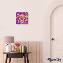 Load image into Gallery viewer, Diamond Painting - Psychedelic Skull