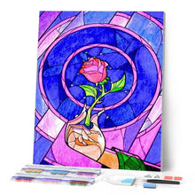 Load image into Gallery viewer, Diamond Painting - Pink Stained Glass