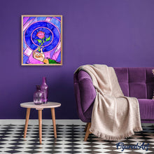 Load image into Gallery viewer, Diamond Painting - Pink Stained Glass