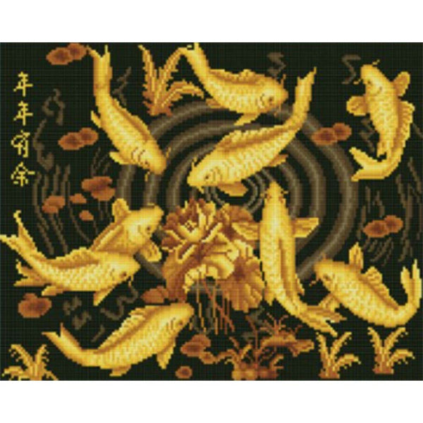 Diamond Painting - Golden Koi carp