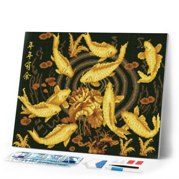 Diamond Painting - Golden Koi carp