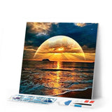 Diamond Painting | Diamond Painting - Sunset at Sea | Diamond Painting Landscapes landscapes | FiguredArt