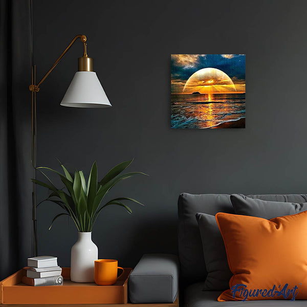 Diamond Painting - Sunset at Sea