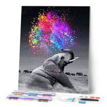 Load image into Gallery viewer, Diamond Painting - Elephant and Colors
