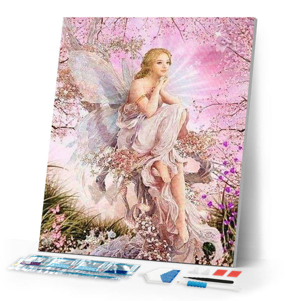 Diamond Painting | Diamond Painting - Pretty Fairy | Diamond Painting Romance romance | FiguredArt