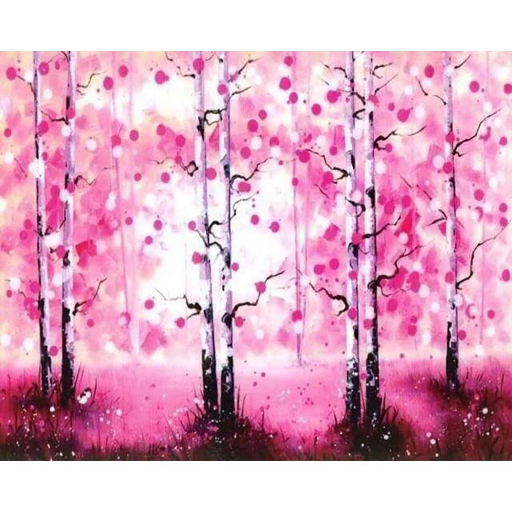 Diamond Painting - Leafless trees