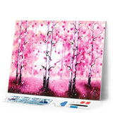 Diamond Painting | Diamond Painting - Leafless trees | Diamond Painting Landscapes landscapes trees | FiguredArt