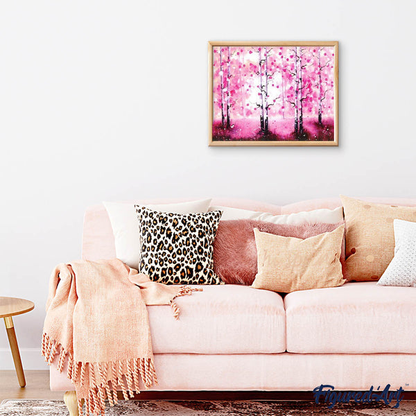 Diamond Painting - Leafless trees