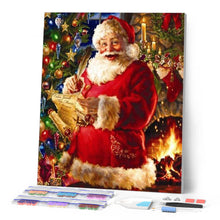 Load image into Gallery viewer, Diamond Painting - Santa and the Gift list