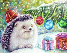 Load image into Gallery viewer, Diamond Painting | Diamond Painting - Hedgehog and Gifts | animals Diamond Painting Animals hedgehogs | FiguredArt