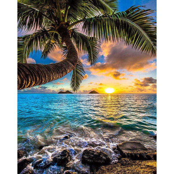 Diamond Painting - The paradise by the sea