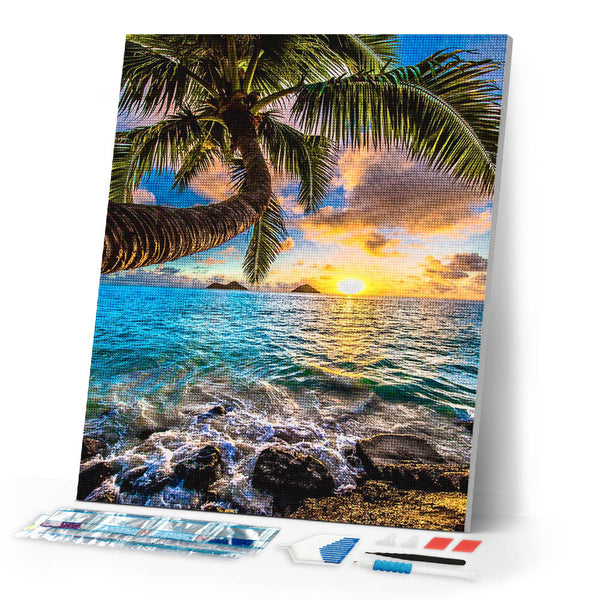 Diamond Painting - The paradise by the sea