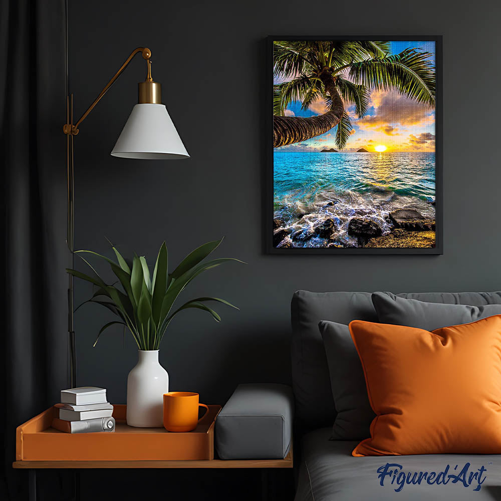 Diamond Painting - The paradise by the sea