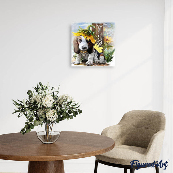 Diamond Painting - Welcome Dog