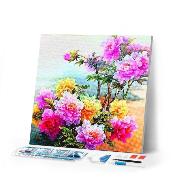Diamond Painting | Diamond Painting - Wild Flowers | Diamond Painting Flowers flowers | FiguredArt
