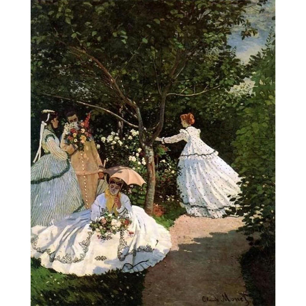Diamond Painting - Courtesans in the Garden