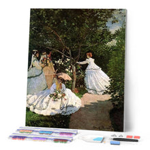 Load image into Gallery viewer, Diamond Painting - Courtesans in the Garden