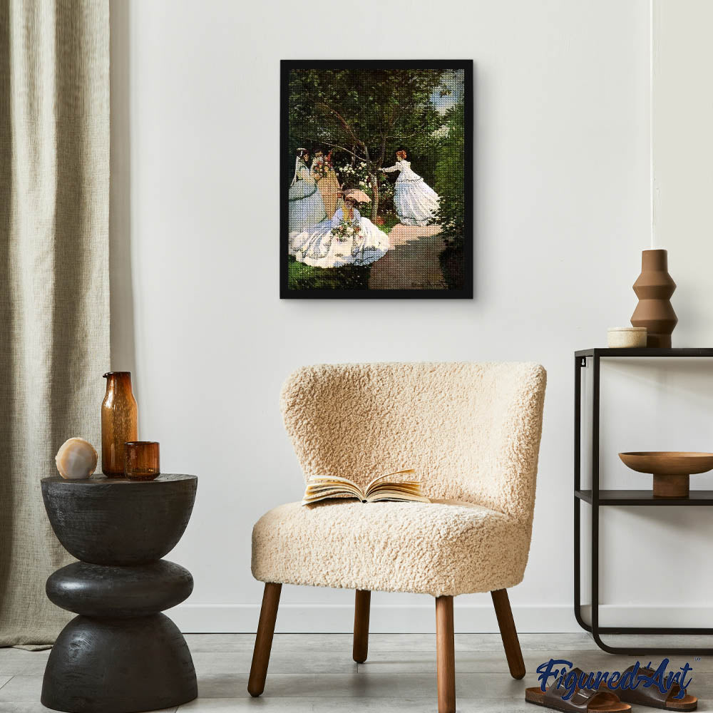 Diamond Painting - Courtesans in the Garden