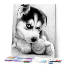 Load image into Gallery viewer, Diamond Painting - Small Husky Player