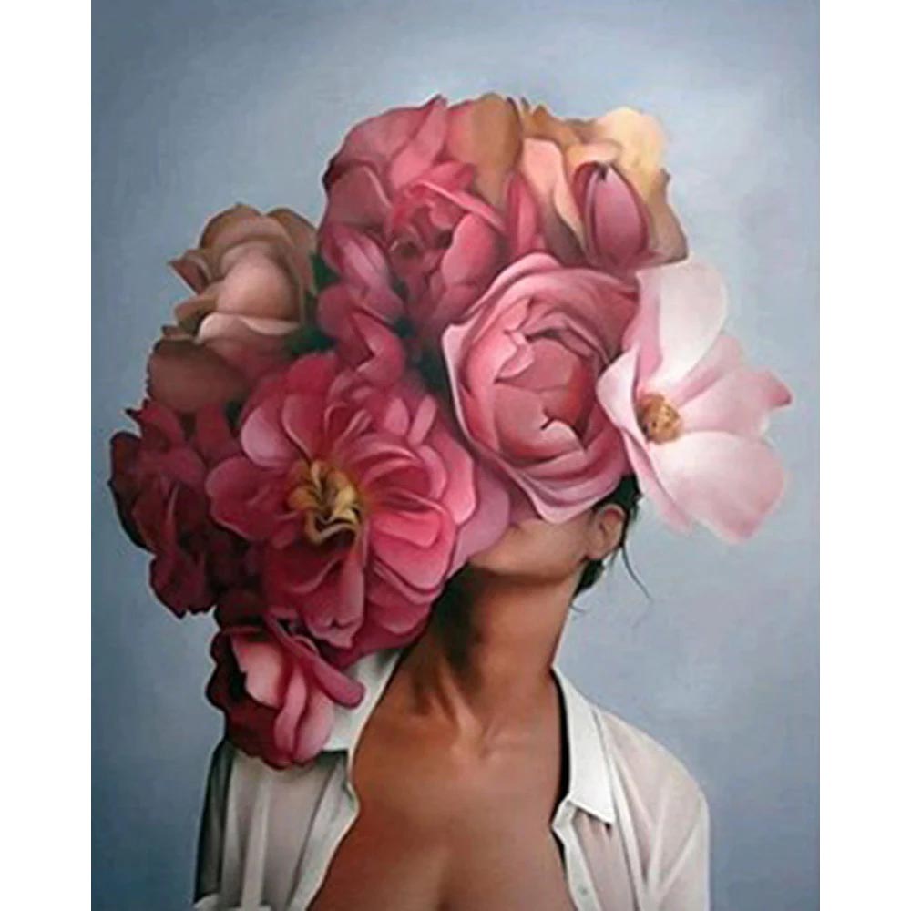 Diamond Painting - Flower Woman