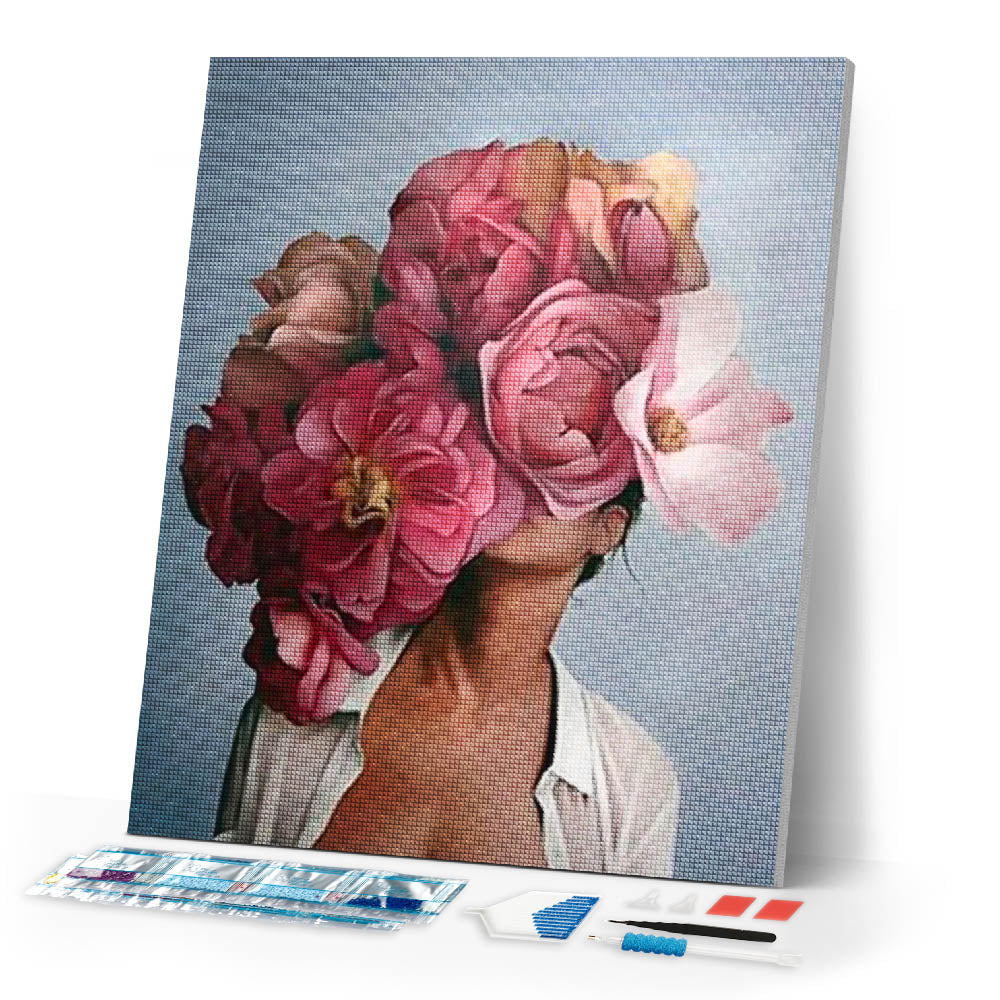 Diamond Painting - Flower Woman
