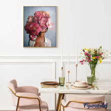 Load image into Gallery viewer, Diamond Painting - Flower Woman