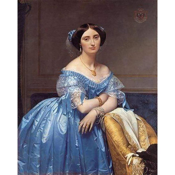 Diamond Painting - Woman and Vintage Clothing