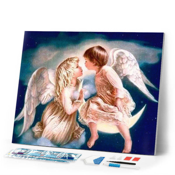 Diamond Painting | Diamond Painting - Little Angels | Diamond Painting Religion religion | FiguredArt