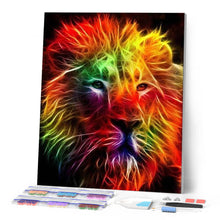 Load image into Gallery viewer, Diamond Painting - Lion Orange Colors