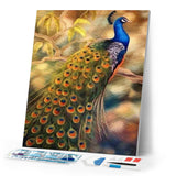 Diamond Painting | Diamond Painting - Female Peacock | animals Diamond Painting Animals peacocks | FiguredArt