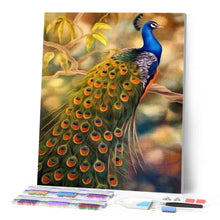 Load image into Gallery viewer, Diamond Painting - Female Peacock