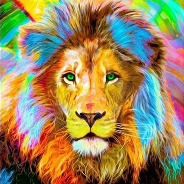Diamond Painting - Lion Multicolor